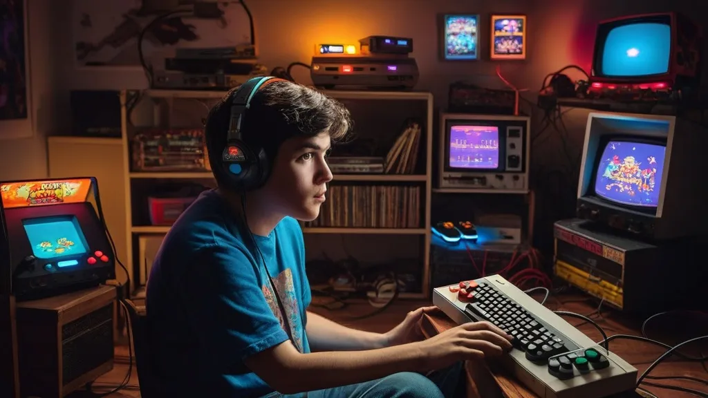 retro game emulator interface