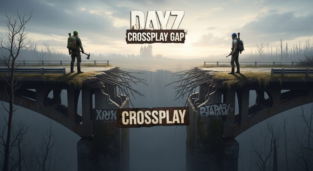 DayZ crossplay gap between Xbox and PlayStation players.