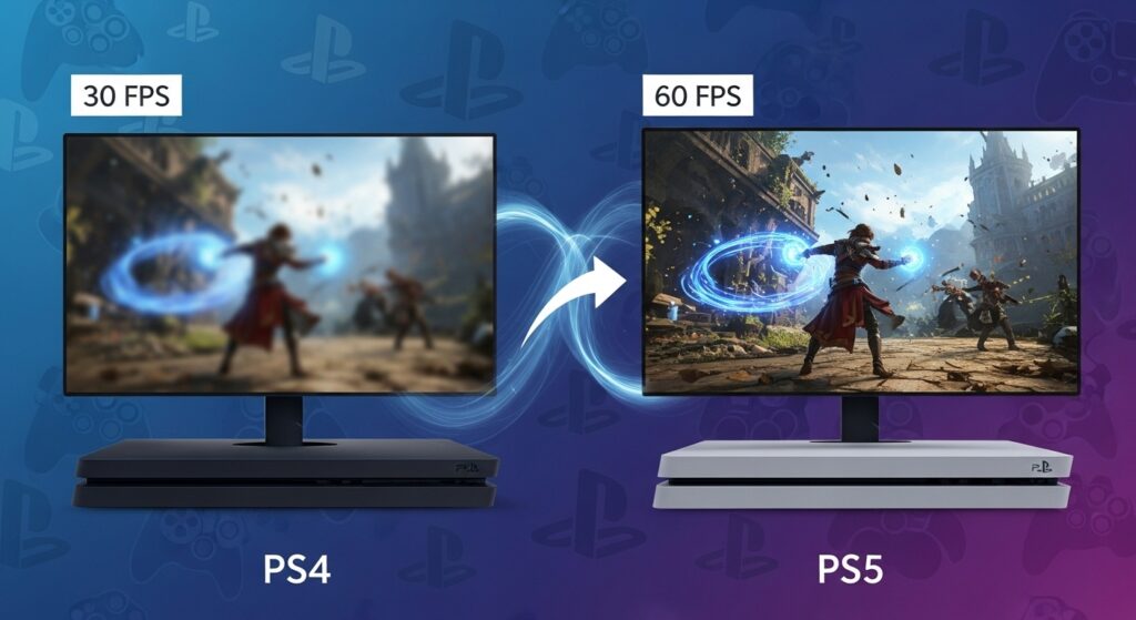 Expected FPS differences between PS4 and PS5
